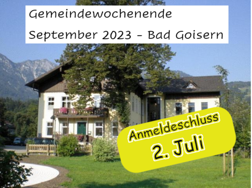 Gemeindewochenende - Last - Chance