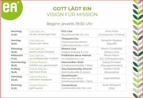 Allianzgebetswoche 2024